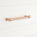 Signature Hardware Satin Brass 1/2 x 6-5/8 in. Brass Cabinet Pull 