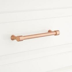 6 in. Center-to-Center Cabinet Pull in Satin Brass