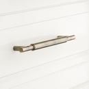 6 in. Center-to-Center Cabinet Pull in Antique Brass