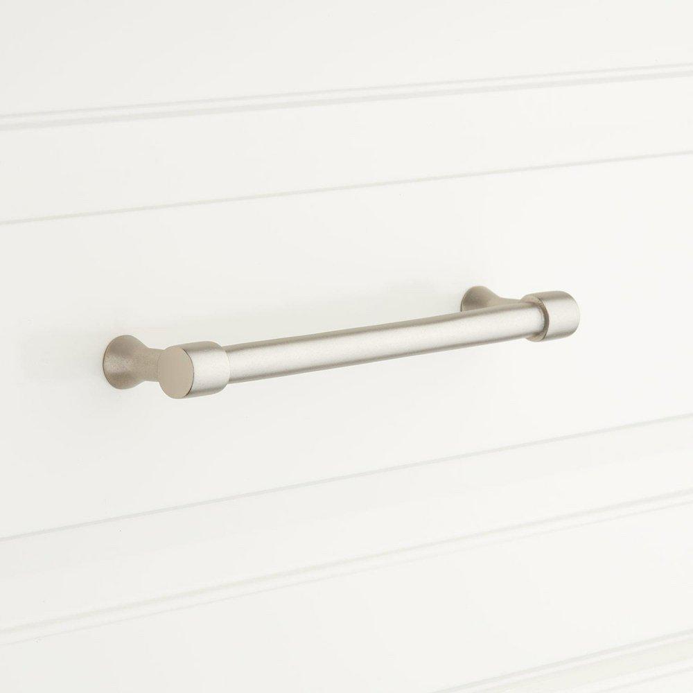 Signature Hardware Satin Rose Gold 1/2 x 6-5/8 in. Brass Cabinet Pull 
