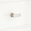 Signature Hardware Brushed Nickel 1-1/2 in. Brass T-shaped Cabinet Knob 