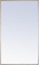 *CVR* MTL FRAME RECT MIR 24 SILV 