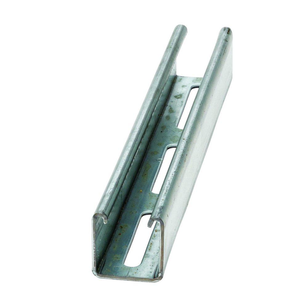 Eaton B-Line Series 1-5/8 in. 12 ga Pre-galvanized Low Carbon Steel Slotted Channel Strut 