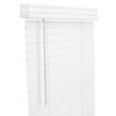 30 x 72 in. Faux Wood Blind in Off White