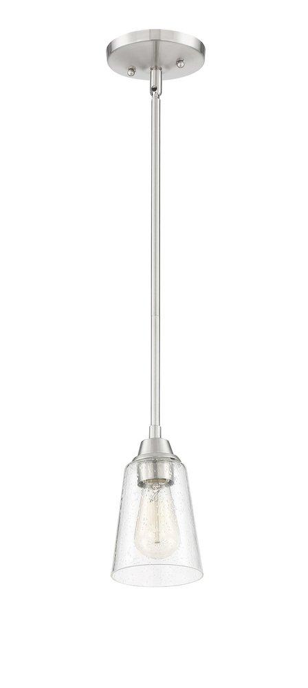Craftmade Brushed Polished Nickel 60W 1-Light Medium E-26 Incandescent Pendant 