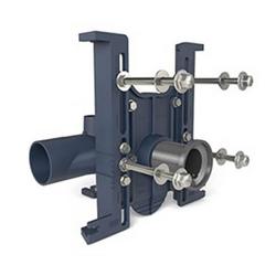 4 in. No-Hub Horizontal Right-Hand Inlet with Flow to Left Closet Carrier