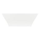 66 x 32 in. Freestanding Bathtub with Center Drain in White