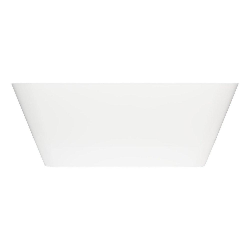 Signature Hardware White 66 x 31 in. Freestanding Bathtub with Center Drain 