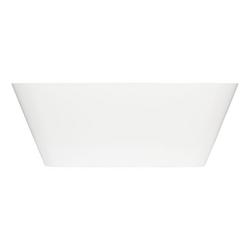66 x 31 in. Freestanding Bathtub with Center Drain in White