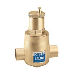Brass 7-1/2" Tall 150 PSI Capacity Air Separator for Horizontal Pipes with 1-1/4" Union Press for 5-1/8" Lay Length