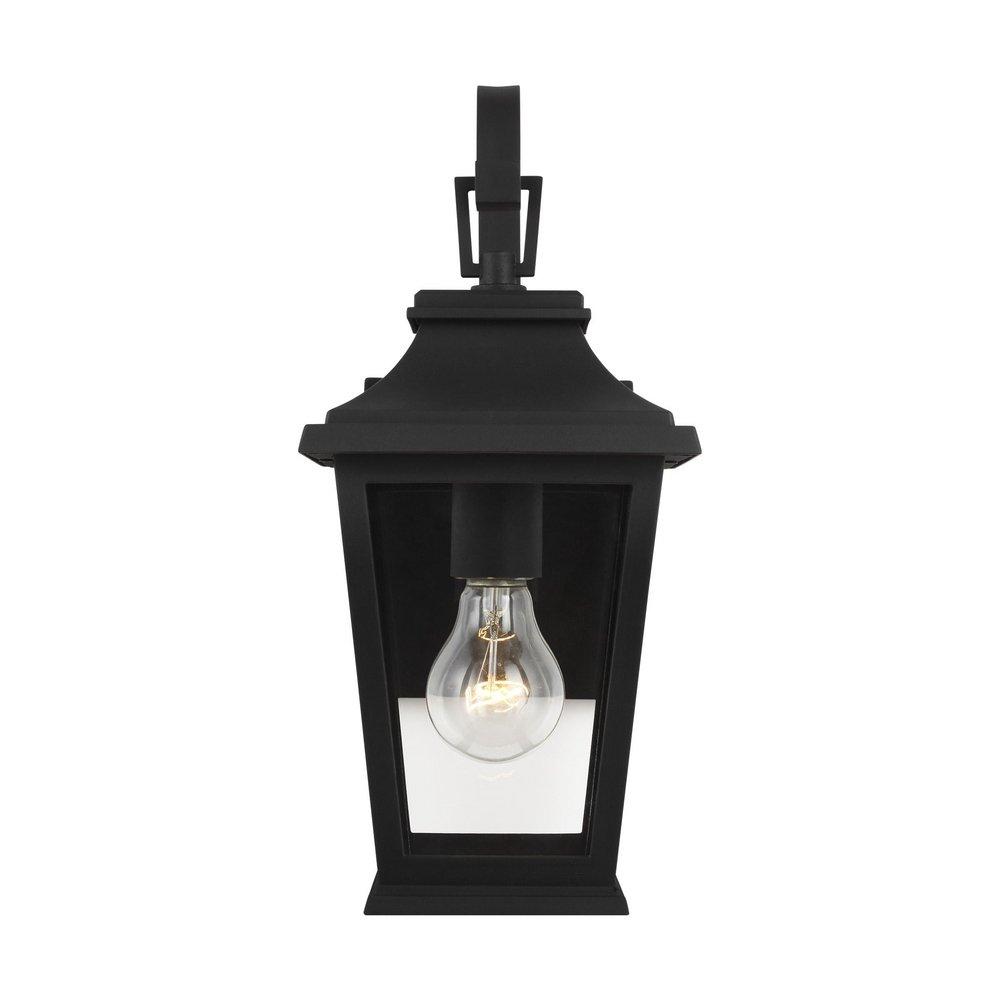 Visual Comfort & Co. Studio Textured Black 75W 1-Light Medium E-26 Incandescent Outdoor Wall Sconce 