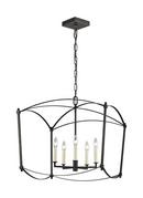 Visual Comfort & Co. Studio Smith Steel 60W 5-Light Candelabra E-12 Incandescent Lantern 