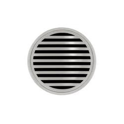 5 in. Round Complete Shower Drain Kit in Satin Stainless