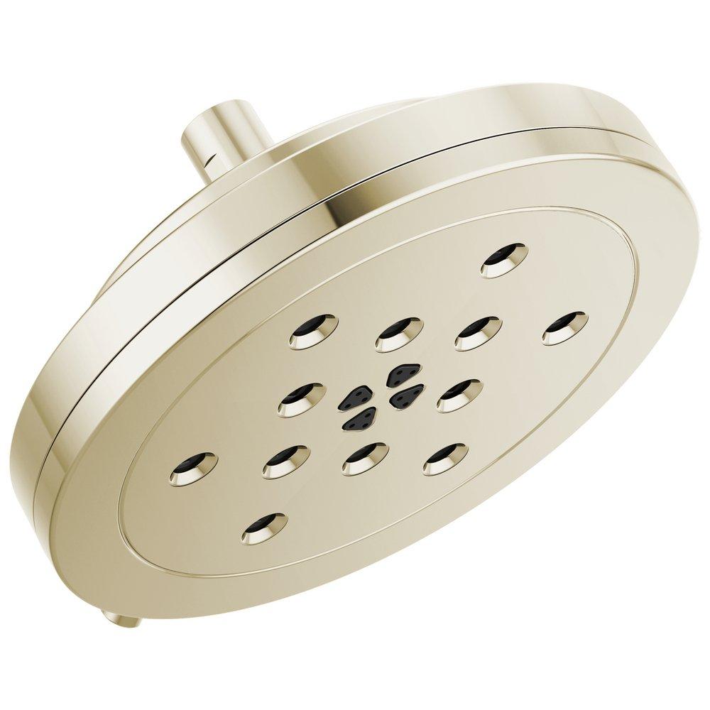 Brizo Polished Nickel Multi Function H2Okinetic Technology&reg; Full Body, H2Okinetic Technology&reg; invigorating, Massage and Pause Showerhead 