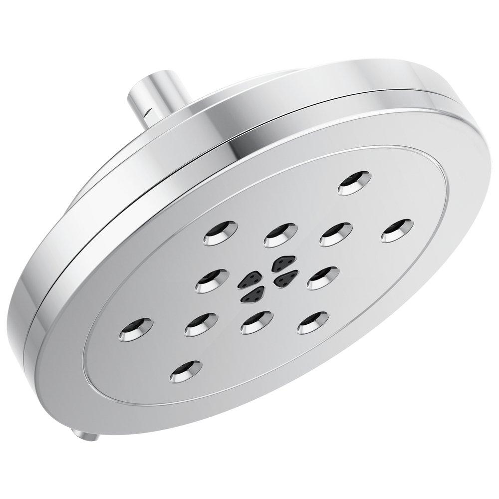 Brizo Chrome Multi Function H2Okinetic Technology&reg; Full Body, H2Okinetic Technology&reg; invigorating, Massage and Pause Showerhead 