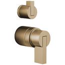 Pressure Balance Valve Trim Handle Kit - Lever in Brilliance® Luxe Gold®