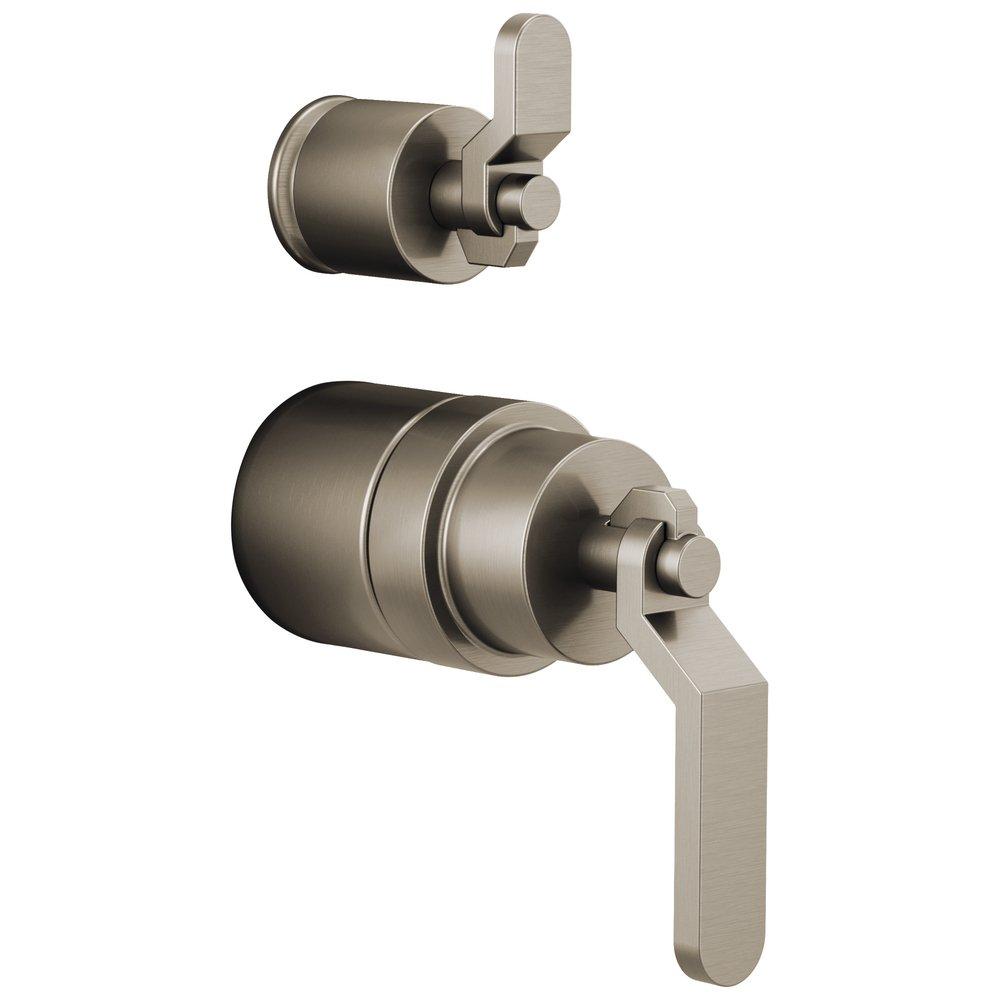 Brizo Luxe Nickel BRIZO LITZE: PRESSURE BALANCE VALVE TRIM HANDLE KIT - INDUSTRIAL LEVER 