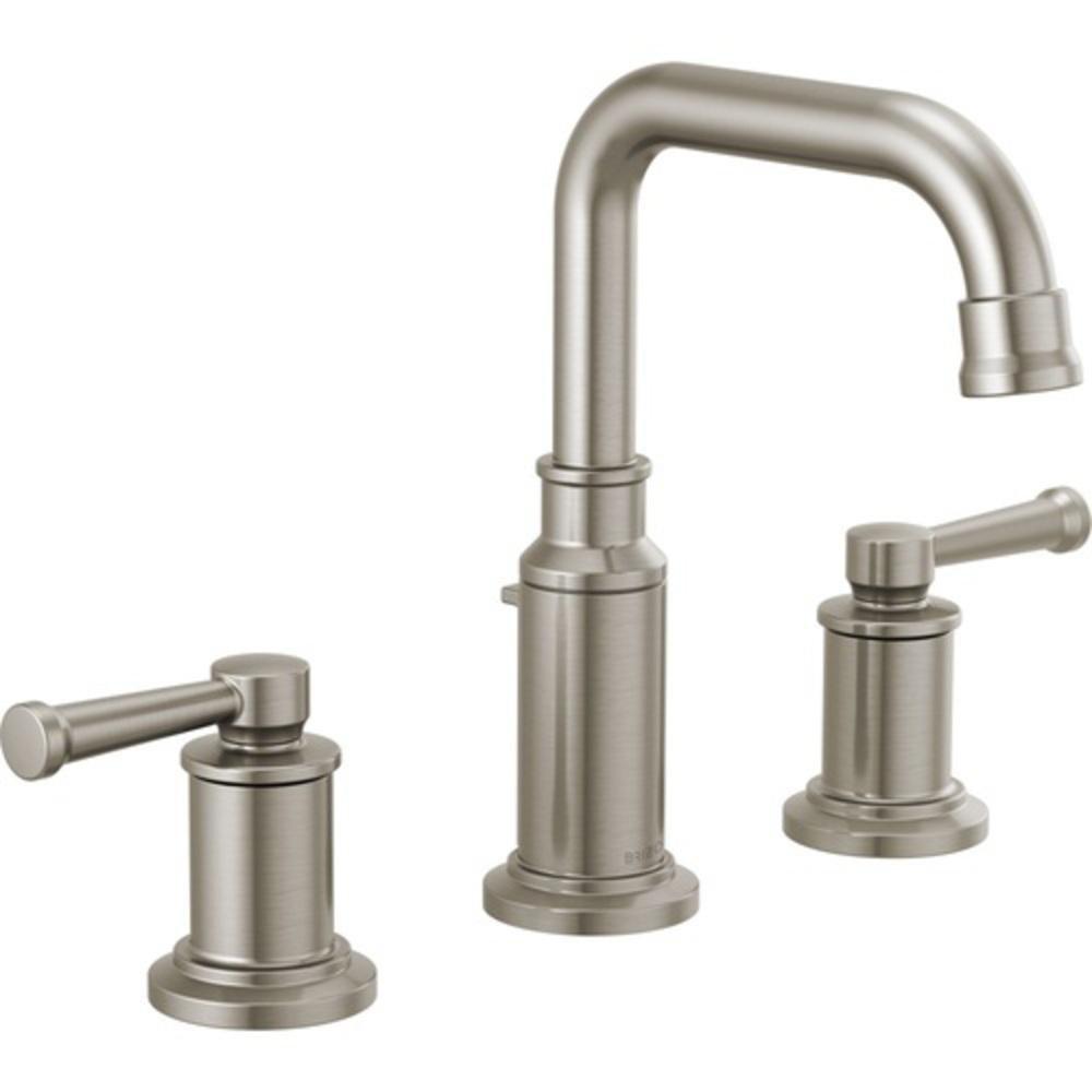 Brizo Luxe Nickel Widespread Bathroom Sink Faucet (Handles Sold Separately) 