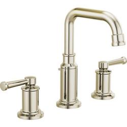Two Handle Widespread Bathroom Sink Faucet in Brilliance® Polished Nickel (Handles Sold Separately)