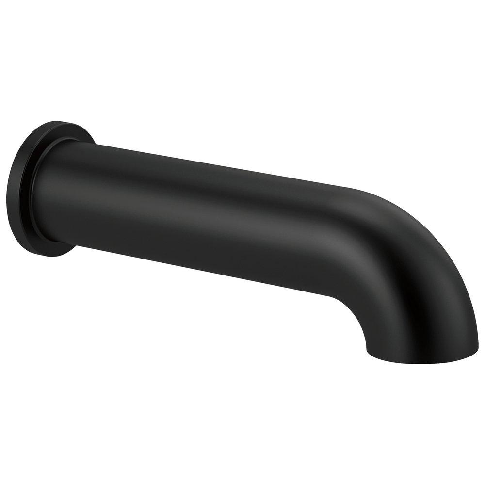 Brizo Matte Black Non-Diverter Tub Spout 