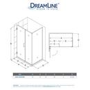 DreamLine Satin Black *CVR* 30X30 3/8 SHEN SB 