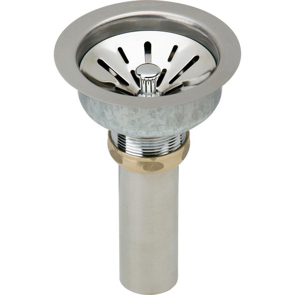 Elkay Chrome 4-7/16 x 4 in. Bathroom Sink Drain 
