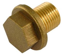 1 in. OD Tube Brass Compression Plug