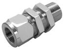 1/4 in. MPT Stainless Steel Bulkhead Connector
