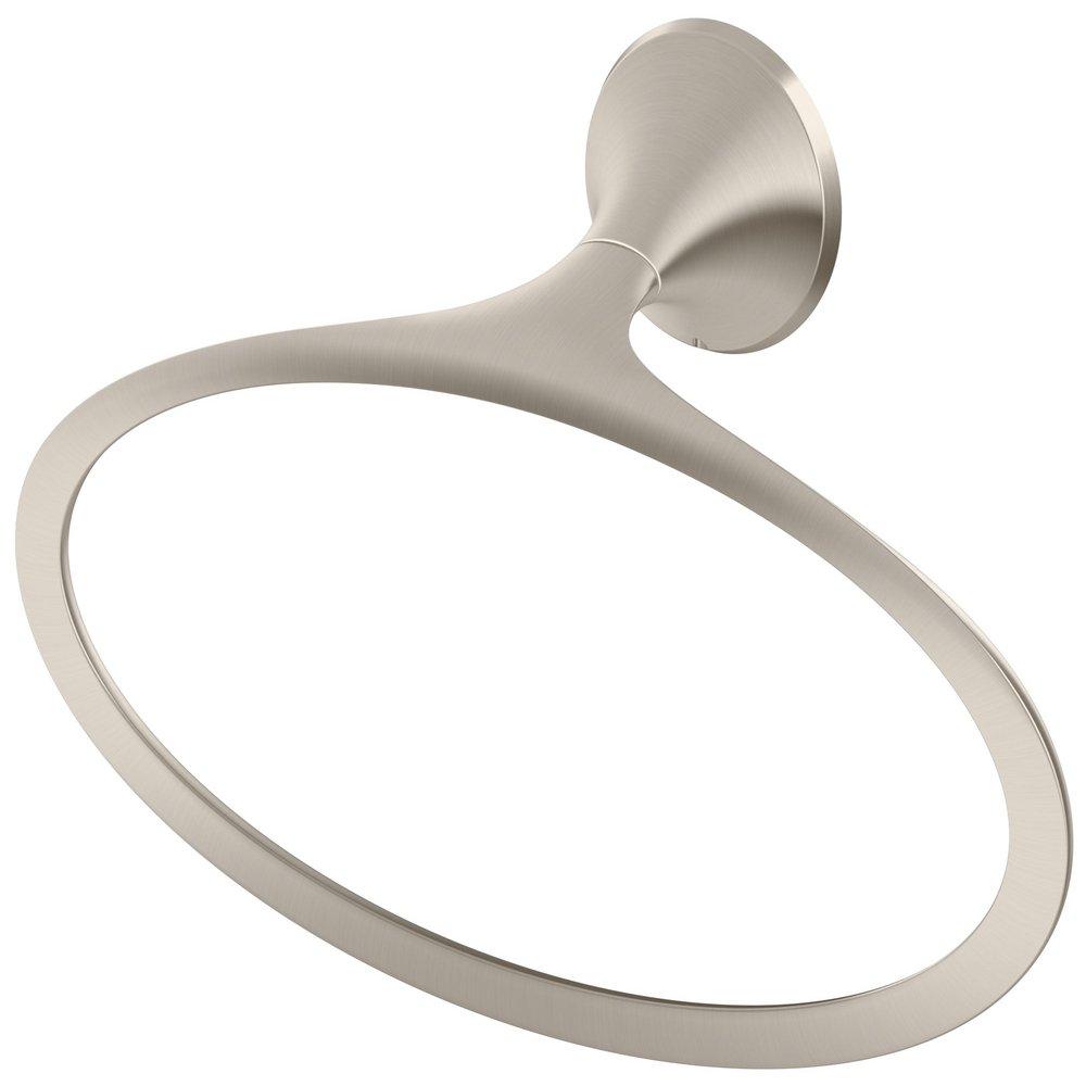 Pfister Brushed Nickel Oval Closed Towel Ring 
