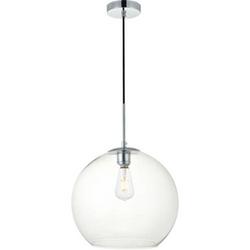 40W 1-Light Medium E-26 Incandescent Pendant in Chrome