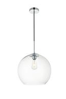 Elegant Lighting Chrome 40W 1-Light Medium E-26 Incandescent Pendant 