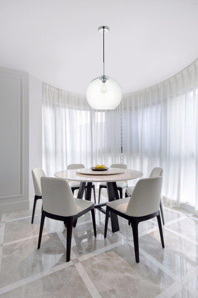 Elegant Lighting Chrome 40W 1-Light Medium E-26 Incandescent Pendant 