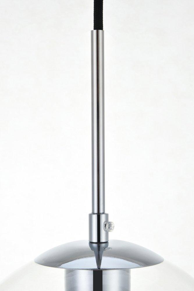 Elegant Lighting Chrome 40W 1-Light Medium E-26 Incandescent Pendant 