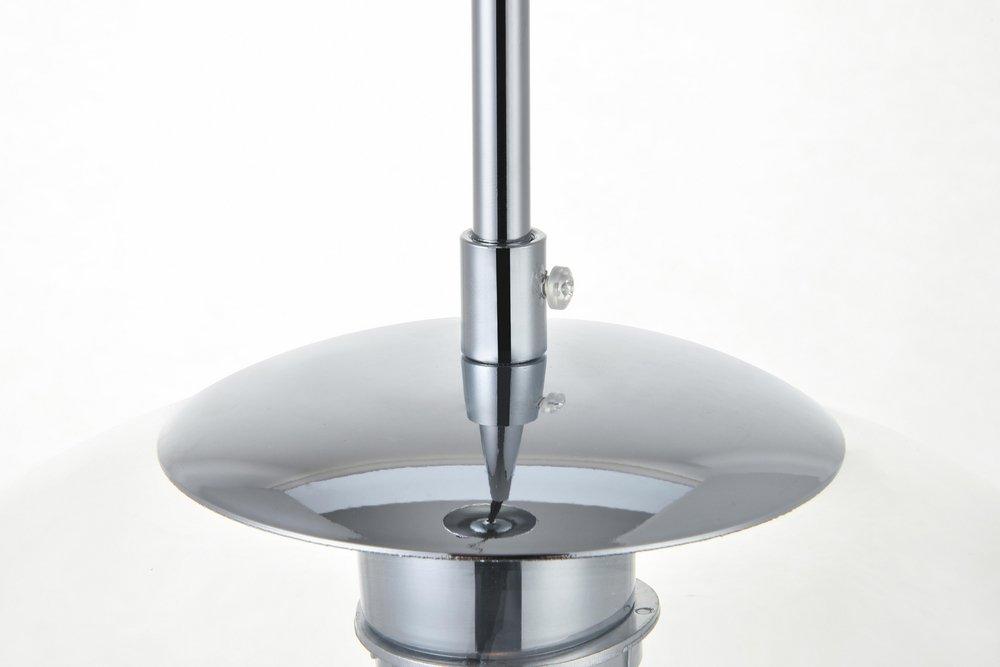 Elegant Lighting Chrome 40W 1-Light Medium E-26 Incandescent Pendant 