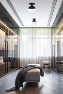 Elegant Lighting Black 40W 1-Light Medium E-26 Semi-Flush Mount Ceiling Fixture 