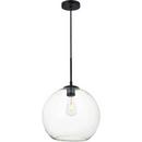 Elegant Lighting Black 40W 1-Light Medium E-26 Incandescent Pendant 