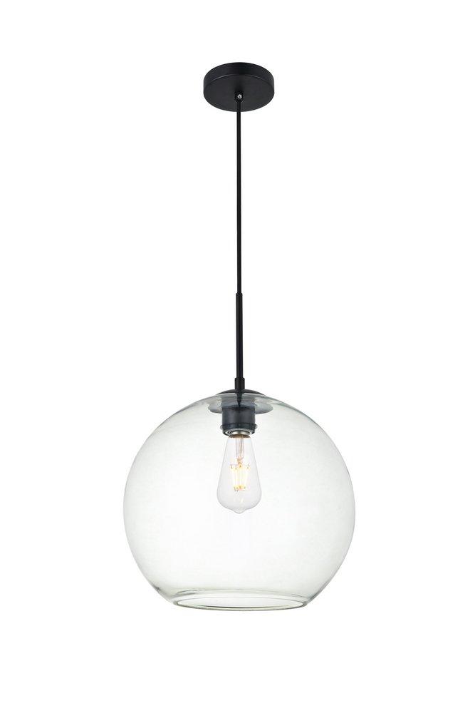 Elegant Lighting Black 40W 1-Light Medium E-26 Incandescent Pendant 
