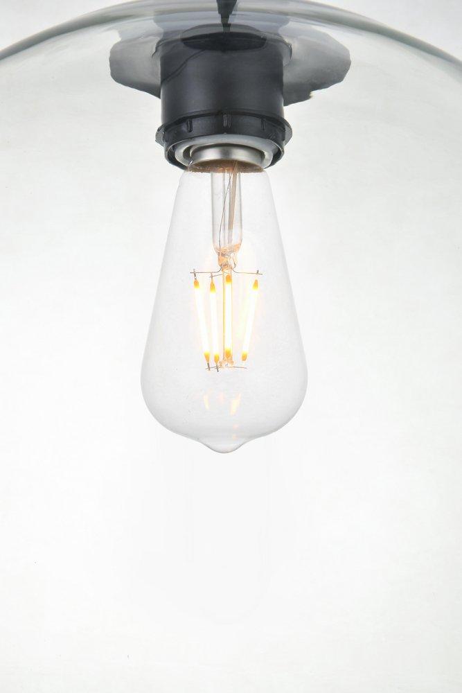 Elegant Lighting Black 40W 1-Light Medium E-26 Incandescent Pendant 