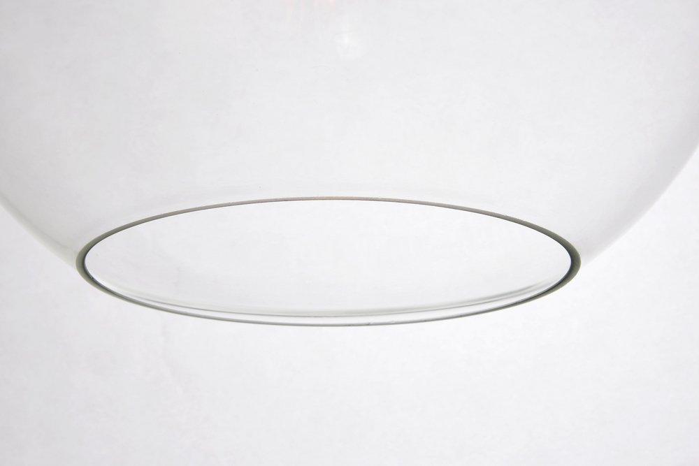 Elegant Lighting Black 11-1/2 in. 40W 1-Light Medium E-26 Pendant 