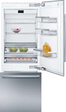 29-3/4 in. Bottom Mount Freezer Refrigerator in Stainless Steel