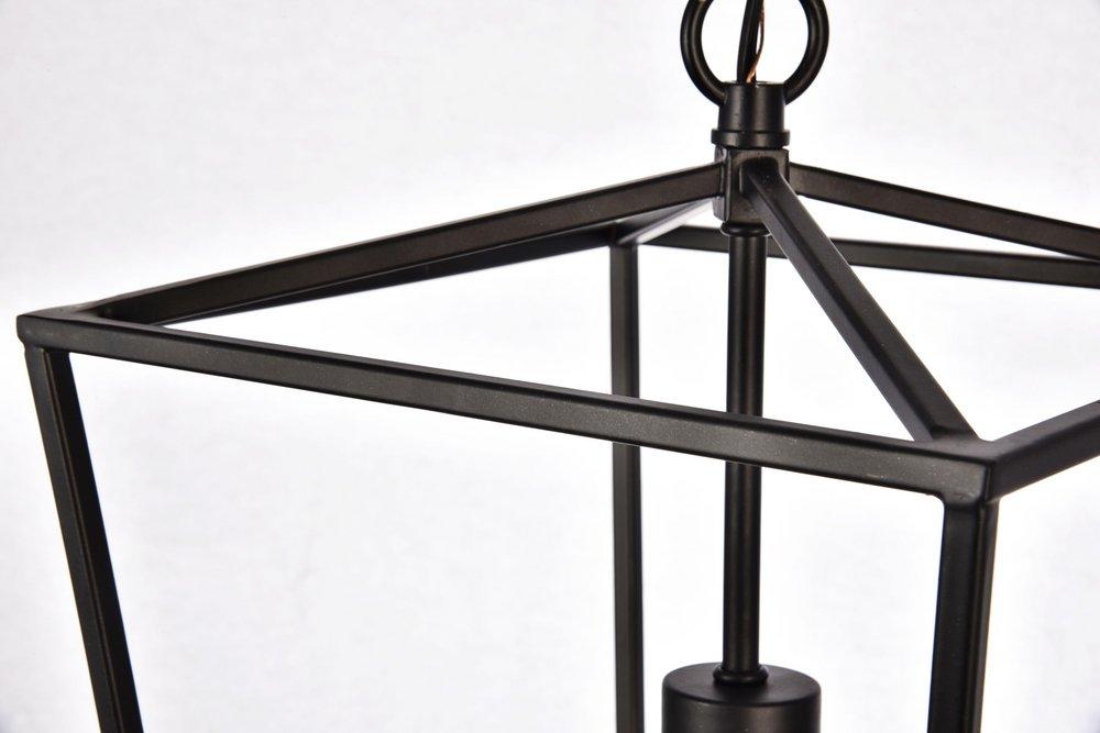 Elegant Lighting Black 40W 1-Light Medium E-26 Pendant 