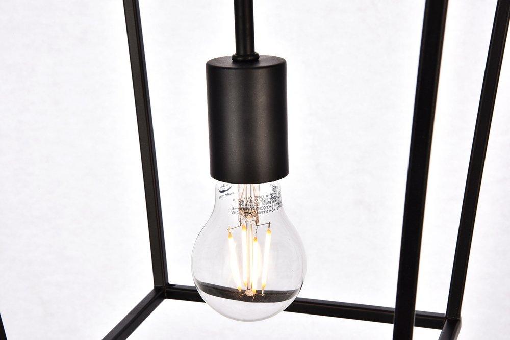 Elegant Lighting Black 40W 1-Light Medium E-26 Pendant 