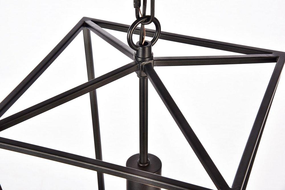 Elegant Lighting Black 40W 1-Light Medium E-26 Pendant 