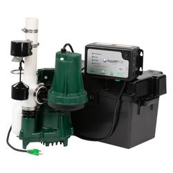 1/2 HP 115V Pre-Assembled Cast Iron Submersible Sump Pump (M98) with 12V Battery Backup and WiFi