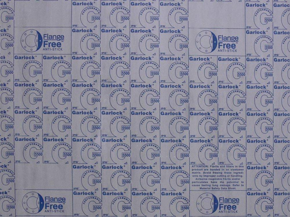 Compressed Fiber Gasket Sheet, Inorganic Fiber with Nitrile Binder(NBR), Gray, Branded, 0.063 in. Thick, 60.0 in. Width, 60.0 in. Length 