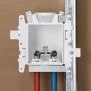 Oatey&reg; White 3-63/100 x 7-49/50 x 8-23/50 in. Lavatory Quarter-Turn Fire Rated Supply Box 