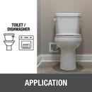 Oatey&reg; White 3-63/100 x 7-49/50 x 8-23/50 in. Dishwasher or Toilet Quarter-Turn Fire Rated Supply Box 