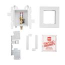 Oatey&reg; White 3-63/100 x 7-49/50 x 8-23/50 in. Ice Maker Quarter-Turn Fire Rated Supply Box 