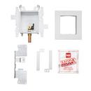 Oatey&reg; White 3-63/100 x 7-49/50 x 8-23/50 in. Ice Maker Quarter-Turn Fire Rated Supply Box 