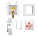 Oatey&reg; White 3-63/100 x 7-49/50 x 8-23/50 in. Gas Quarter-Turn Fire Rated Supply Box 